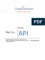 CheckMarket Survey API Documentation