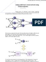 Principles of Training Multi-Layer Neural Network Using Backpropagation