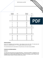 Chemistry: Paper 0620/01 Multiple Choice