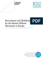 Recruitment and Mobilisation For The Islamist Militant Movement in Europe - A Study Carried Out by King's College London For The European Commission