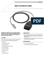 Obd-Ii To Display Loom: Datasheet