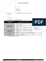 SESION de APRENDIZAJE 1 Multiplicacion y Division de Numeros Enteros