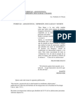 Pubertad - Adolescencia. Depresión, Sexualidad y Muerte - Lic. Norberto I.J. Pisoni