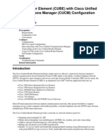 Unified Border Element (CUBE) With Cisco Unified Communications Manager (CUCM) Configuration Example