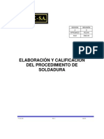 IT-CAL-015 ELABORACION Y CALIFICACIÓN DEL PROCEDIMEINTO DE SOLDADURA Rev.0