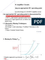 Biasing MOS Circuits