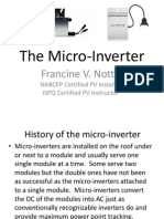 The Micro-Inverter: Francine V. Notte