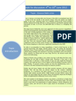 Topic of The Week For Discussion: 4 To 10 June 2012: Topic: Greece Debt Crisis