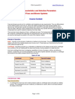 Hvac Fans Selection Parameters PDF