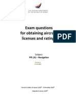 Exam Questions For Obtaining Aircraft Licenses and Ratings: PPL (A) - Navigation