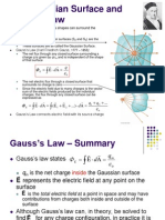 The Gaussian Surface and Gauss's Law: Closed Surfaces of Various Shapes Can Surround The Charge