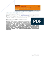 1.el Imperialismo Los Limites Del Capitalismo y La Crisis Actual Como Encrucijada Histórica - Arrizabalo Mantoro