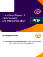 Core Topic 4 - The Different Types of Vaccines Used and Their Composition - March 2009