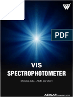 VIS Spectrophotometer Uv 2601