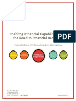 Enabling Financial Capability Along The Road To Financial Inclusion