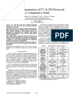 FPGA Implementation of I C & SPI Protocols: A Comparative Study