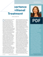 The Importance of Nutritional Treatment by Nancy Mullan, MD