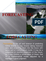 Forecasting