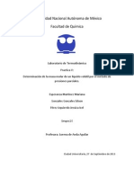 Determinación de La Masa Molar de Un Líquido Volátil Por El Método de Presiones Parciales