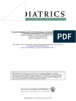 Current Recommendations in Preterm Infants? Postnatal Malnutrition and Growth Retardation: An Inevitable Consequence of