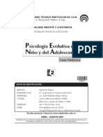 Psicologia Evolutiva Del Niño y El Adolescente