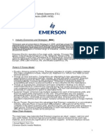 Emerson Electric Financial Statement Analysis