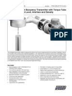 244LD Intelligent Buoyancy Transmitter With Torque Tube For Liquid Level, Interface and Density