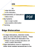 Dislocations: Basic Concepts