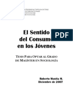 El Sentido Del Consumo en Los Jovenes PDF