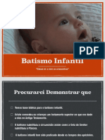 Base Bíblica para o Batismo Infantil