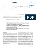 Nutrition Journal: Nutrition Support in Cancer Patients: A Brief Review and Suggestion For Standard Indications Criteria