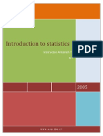 Introduction To Statistics