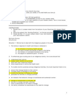 Answer Key EXAM DRILL 2 - Community Health Nursing Nursing Practice Ii - CHN and Care of The Mother and Child