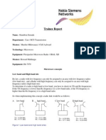 Report On Microwave Concepts and NSN Equipments (Hamilton Setende)