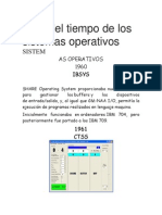 Linea Del Tiempo de Los Sistemas Operativos