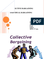 Collective Bargaining VS. Individual Bargaining: Abhishek Mrigakshi Pooja Sahara MFM-3 Sem