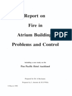 Fire Report in Atrium