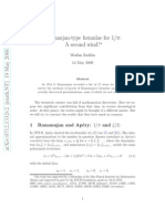 Ramanujan-type formulae for 1/π: A second wind?: 1 Ramanujan and Ap´ ery: 1/π and ζ