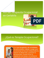 Rol Del T.O en Geriatria