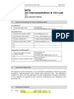 CCB3072 Course Outline Laboratory - May 2013 - vERSION 5