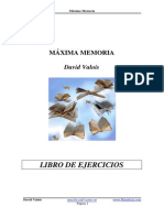 Máxima Memoria - Libro de Ejercicios