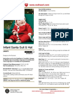 Infant Santa Suit & Hat: ©2010 Coats & Clark P.O. Box 12229 Greenville, SC 29612-0229