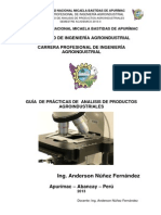 Analisis de Productos Agroindustriales