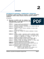 Estándares y Expectativas de Matemáticas 2do Grado