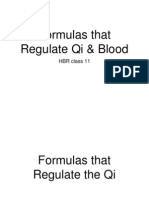 Formulas That Regulate Qi & Blood: HBR Class 11