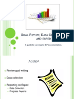 Print Goal Review Data Collection and Esped