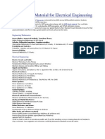 Gate Study Material For Electrical Enginnering