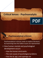 Psychoanalytical Criticism