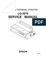 Epson LQ-2070 Service Manual