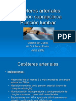 Cateteres Arteriales - Punción Suprapúbica - Punción Lumbar